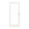 GARANT Drzwi przesuwne białe lakierowane 9016 z przeszkleniem LA-3