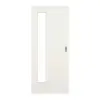 GARANT Drzwi przesuwne Biel ze strukturą Premium CePaL z przeszkleniem LA-4 po stronie zawiasów