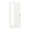 GARANT drzwi przesuwne biały lakier 9016 CePaL z wycięciem na szybę LA-4 po stronie zawiasów