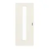 GARANT drzwi przesuwne biały lakier 9010 CePaL z przeszkleniem LA-4 na środku