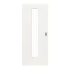 GARANT drzwi przesuwne biały lakier 9016 CePaL z przeszkleniem LA-4 na środku
