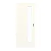 GARANT drzwi przesuwne 0105-60 Pearl White CePaL z przeszkleniem LA-4 po stronie zamka