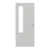 GARANT drzwi przesuwne D92-60 Dove Grey Resopal z przeszkleniem LA-5 po stronie zawiasów