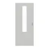 GARANT drzwi przesuwne D92-60 Dove Grey Resopal z przeszkleniem LA-5 na środku