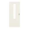 GARANT Drzwi przesuwne białe lakierowane 9010 z przeszkleniem LA-5 na środku