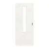 GARANT drzwi przesuwne biały lakier 9016 CePaL z przeszkleniem LA-5 na środku