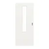 GARANT drzwi przesuwne biały lakier 9016 GHK08 z przeszkleniem LA-5 na środku