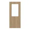 GARANT drzwi przesuwne Authentic dąb szczelinowy GCK08 z przeszkleniem LA-6