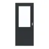 GARANT drzwi przesuwne U12000SD wulkaniczna czerń GHK08 z wycięciem na szybę LA-6