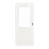 GARANT drzwi przesuwne biały lakier 9016 CePaL z przeszkleniem LA-6