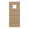 GARANT drzwi przesuwne wzdłuż Authentic dąb szczelinowy GCK08 z przeszkleniem LA-7