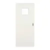 GARANT drzwi przesuwne biel ze strukturą Premium CePaL z przeszkleniem LA-7