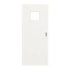 GARANT Drzwi przesuwne białe lakierowane 9016 z przeszkleniem LA-7