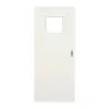 GARANT Drzwi przesuwne Biel ze strukturą Premium CePaL z przeszkleniem LA-8