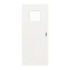 GARANT drzwi przesuwne biały lakier 9016 CePaL z przeszkleniem LA-8