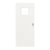 GARANT Drzwi przesuwne białe lakierowane 9016 GHK08 z przeszkleniem LA-8
