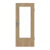 Drzwi wejściowe do mieszkania GARANT Authentic dąb szczelinowy GCK08 z przeszkleniem LA-DIN