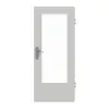 GARANT drzwi wejściowe do mieszkania D92-60 Dove Grey Resopal z przeszkleniem LA-DIN