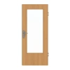 GARANT Drzwi wejściowe do mieszkania Dąb Premium CePaL z przeszkleniem LA-DIN