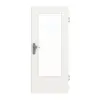 GARANT drzwi wejściowe do mieszkania biały lakier 9016 CePaL z przeszkleniem LA-DIN