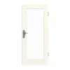 GARANT drzwi wejściowe do mieszkania 9417-60 Snow White CePaL z przeszkleniem LA-2