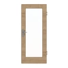 GARANT Drzwi wejściowe do mieszkania Układ poprzeczny Authentic Dąb szczelinowy CePaL z przeszkleniem LA-2