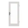 GARANT drzwi wejściowe do mieszkania U12188SD jasnoszary GHK08 z przeszkleniem LA-2