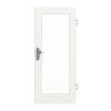 GARANT drzwi wejściowe do mieszkania białe lakierowane 9016 z przeszkleniem LA-2