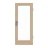 GARANT drzwi wejściowe do mieszkania Authentic Agat CePaL z przeszkleniem LA-3