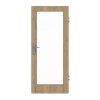 GARANT Drzwi wejściowe do mieszkania Authentic Dąb szczelinowy CePaL z przeszkleniem LA-3