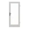 GARANT drzwi wejściowe do mieszkania D92-60 Dove Grey Resopal z przeszkleniem LA-3