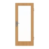GARANT Drzwi wejściowe do mieszkania Dąb Premium CePaL z przeszkleniem LA-3