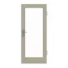 GARANT Drzwi wejściowe do mieszkania, matowe, szary jedwab 7044 G-TEC z przeszkleniem LA-3