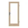 GARANT Drzwi wejściowe do mieszkania, authentic agat, układ poprzeczny, CePaL, z przeszkleniem LA-3