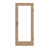 GARANT Drzwi wejściowe do mieszkania Układ poprzeczny Authentic Dąb szczelinowy CePaL z przeszkleniem LA-3
