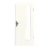 GARANT drzwi wejściowe do mieszkania 0105-60 Pearl White CePaL z przeszkleniem LA-4 po stronie zawiasów