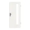GARANT drzwi wejściowe do mieszkania Authentic Bianco CePaL z wycięciem na szybę LA-4 po stronie zawiasów