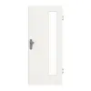 GARANT Drzwi wejściowe do mieszkania Quer Authentic Bianco GCK08 z przeszkleniem LA-4 po stronie zawiasów
