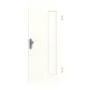 GARANT drzwi wejściowe do mieszkania U11026SD biel kryształowa GHK08 z przeszkleniem LA-4 po stronie zawiasów