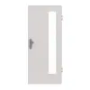 DRZWI WEJŚCIOWE GARANT U12188SD Jasnoszare GHK08 z przeszkleniem LA-4 po stronie zawiasów