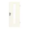 GARANT drzwi wejściowe do mieszkania 9417-60 snow white CePaL z przeszkleniem LA-4 na środku