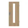 GARANT drzwi wejściowe do mieszkania Authentic dąb szczelinowy GCK08 z przeszkleniem LA-4 na środku
