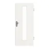 GARANT Drzwi wejściowe do mieszkania Quer Authentic Bianco GCK08 z przeszkleniem LA-4 na środku