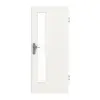 GARANT drzwi wejściowe do mieszkania biały lakier 9016 CePaL z przeszkleniem LA-4 od strony zamka