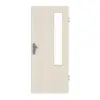 GARANT drzwi wejściowe do mieszkania powierzchnia CPL authentic perła CePaL z przeszkleniem LA-5 po stronie zawiasów