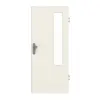 GARANT drzwi wejściowe do mieszkania biały lakier 9010 CePaL z przeszkleniem LA-5 po stronie zawiasów