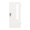 DRZWI WEJŚCIOWE GARANT BIAŁY LAKIER 9016 z przeszkleniem LA-5 po stronie zawiasów