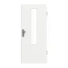 GARANT drzwi wejściowe do mieszkania D354-60 Designer White Resopal z przeszkleniem LA-5 na środku