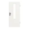 GARANT drzwi wejściowe do mieszkania biały lakier 9016 CePaL z przeszkleniem LA-5 na środku