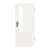 GARANT drzwi wejściowe do mieszkania Authentic Bianco CePaL z przeszkleniem LA-5 po stronie zamka